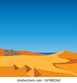 Picture the desert for title sequences.