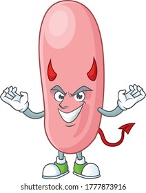 A picture of devil legionella pneunophilla cartoon character design. Vector illustration