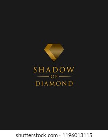 Picture a diamon and shadow.