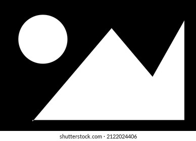 Picture element in flat simple style on white background..eps