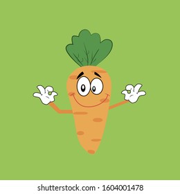 The picture is a fabulous Carrot, with green leaves. Merry Carrot