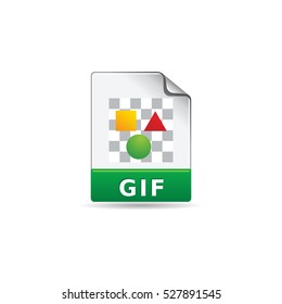 Picture file format icon in color. Image file computer data