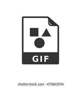 Picture file format icon in single color. Image file computer data animation sequence web page website