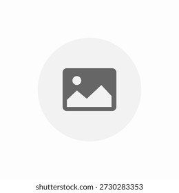 vetor de sinal de ícone de arquivo de imagem
