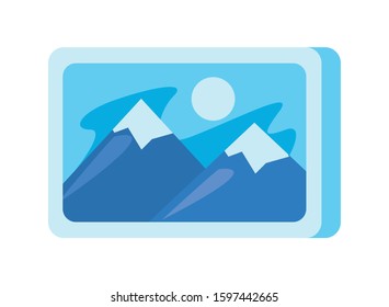picture file image isolated icon vector illustration design