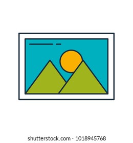 picture file isolated icon
