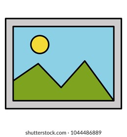 picture file isolated icon