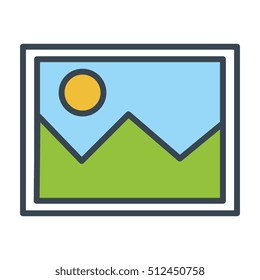 picture file isolated icon