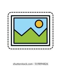 picture file isolated icon