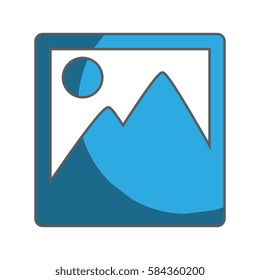 picture file isolated icon