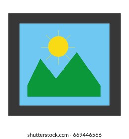 picture file isolated icon