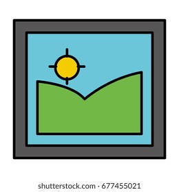 picture file isolated icon