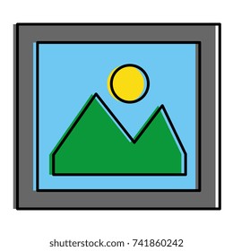 picture file isolated icon