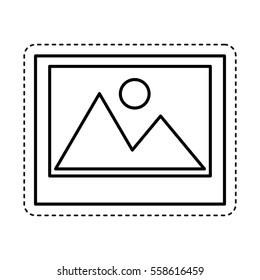 picture file isolated icon vector illustration design