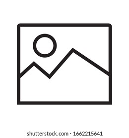 picture file line style icon vector illustration design