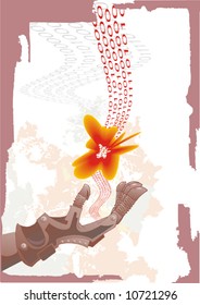 Picture for the final composition of the topic of modern mechanisms and global technologies.