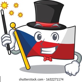 A picture of flag czechia performance as a Magician