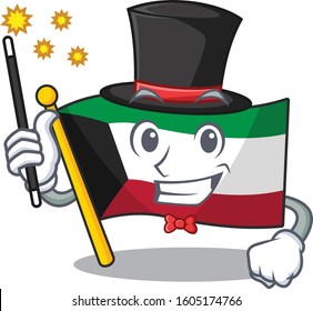 A picture of flag kuwait performance as a Magician