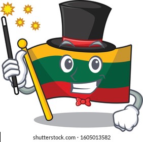 A picture of flag lithuania performance as a Magician