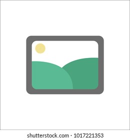 picture in flat style