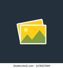 Diseño de icono de imagen plana Vector