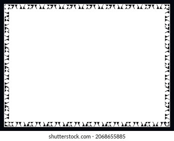 picture frame 30:40 vector illustration