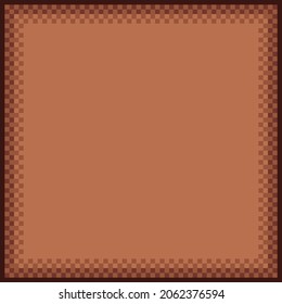 Picture frame background pixel art. Vector background.