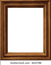 Picture frame; classic generic wood style.