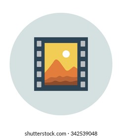 
Picture Frame Colored Vector Icon
