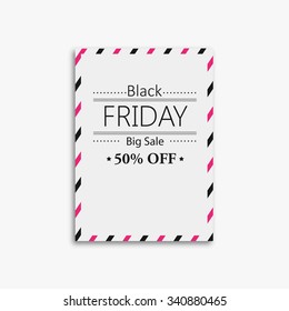 picture frame design with black friday