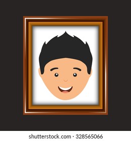 picture frame design, vector illustration eps10 graphic 