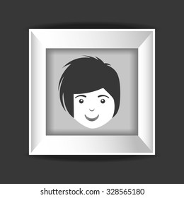 picture frame design, vector illustration eps10 graphic 