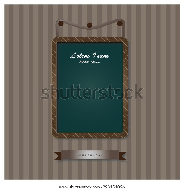 Picture Frame Drawing Board Stock Vector Royalty Free