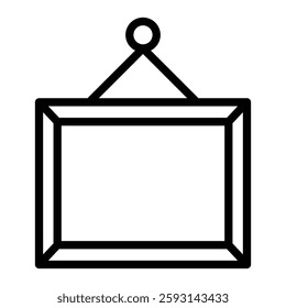 Picture Frame Glyph Icon Design For Personal nad Commercial Use