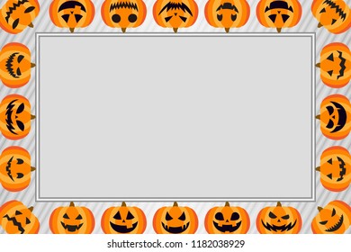 Halloween Blank Template Your Arts Copy Stock Vector (Royalty Free ...