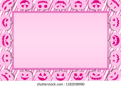 Picture Frame, Halloween Pumpkin Ornaments, Jack O' Lantern