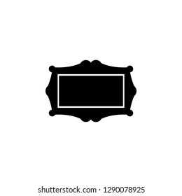 a picture in a frame icon. Element of theater and art illustration. Premium quality graphic design icon. Signs and symbols collection icon for websites, web design, mobile app on white background