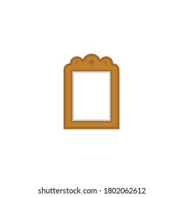 Picture frame icon. isolated on white background