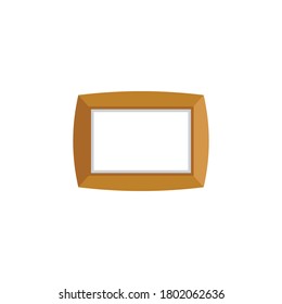 Picture frame icon. isolated on white background