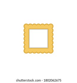Picture frame icon. isolated on white background