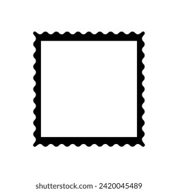 Picture frame icon vector. Frame illustration sign. Photo symbol or logo.