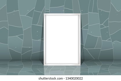 picture frame in the marble room