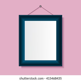 Picture frame template.Vector photo frame design.