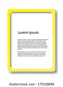 picture frame use for your text vector images