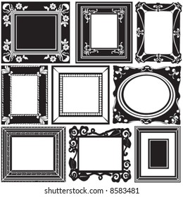 picture frame vector