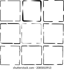 picture frame vector, can be used for photo frames or for book or paper frames.