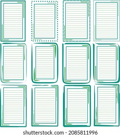 picture frame vector, can be used for photo frames or for book or paper frames.