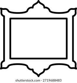Icono de Vector de marco de imagen. Se puede utilizar para aplicaciones de impresión, móviles y de Web.