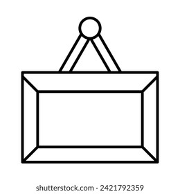 Icono de Línea del vector de imagen Diseño