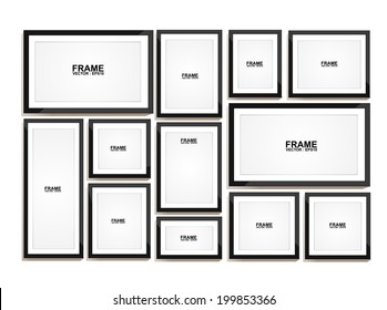 Picture Frame Vector Photo Art Gallery Stock Vector (Royalty Free ...